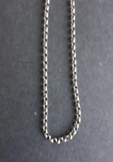 Collier met breidoppen - 925 Zilver - Halsketting