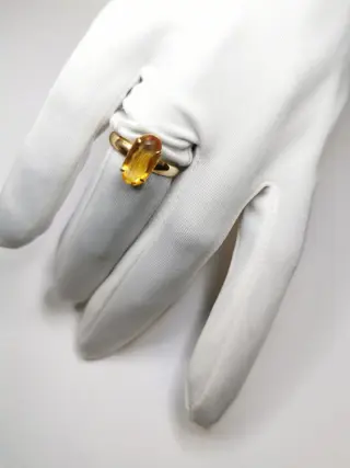 18 karaat Goud - Ring - 2.06 ct Citrien