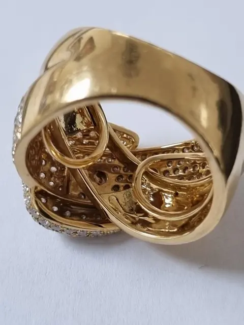 18 karaat Goud - Ring - 2.02 ct Diamant