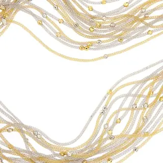 18 karaat Geel goud, Witgoud - Halsketting