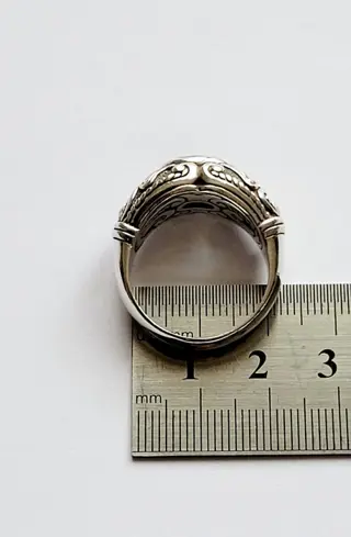 925 Geel goud, Zilver - Ring - 3.25 ct Aquamarijn