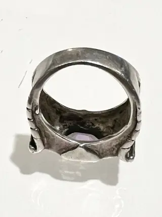 925 Zilver - Ring Amethist