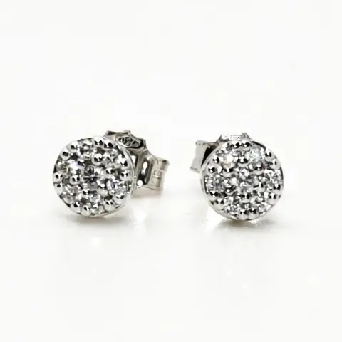 PG Gioielli - 18 karaat Goud - Oorbellen - 0.05 ct Diamant - Diamanten