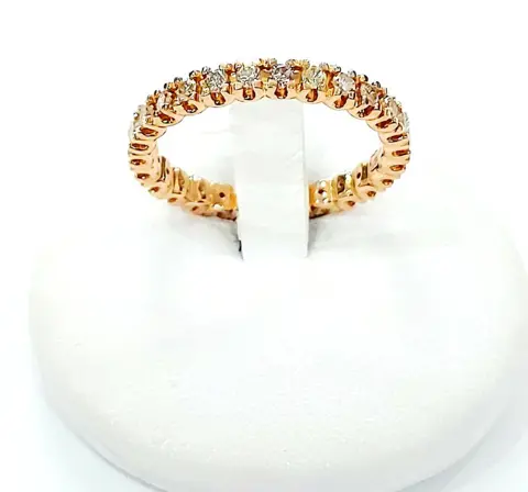 Astralia - 18 karaat Rosé goud - Ring - Diamanten