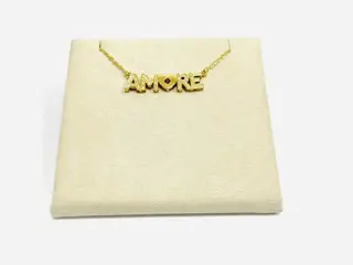 Astralia - 18 karaat Geel goud - Collier met hanger - 0.40 ct Diamant - Robijnen