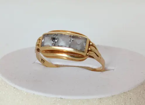 14 karaat Geel goud - Ring Spinel