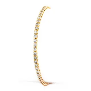 3.00 tcw Diamond Bracelet - 18 karaat Geel goud - Armband - 3.00 ct Diamant - Geen minimumprijs
