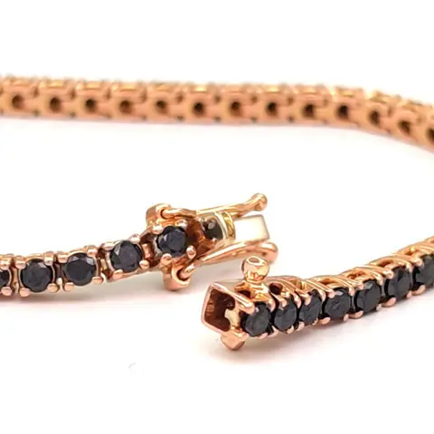 18 karaat Rosé goud - Armband - 2.70 ct Diamant