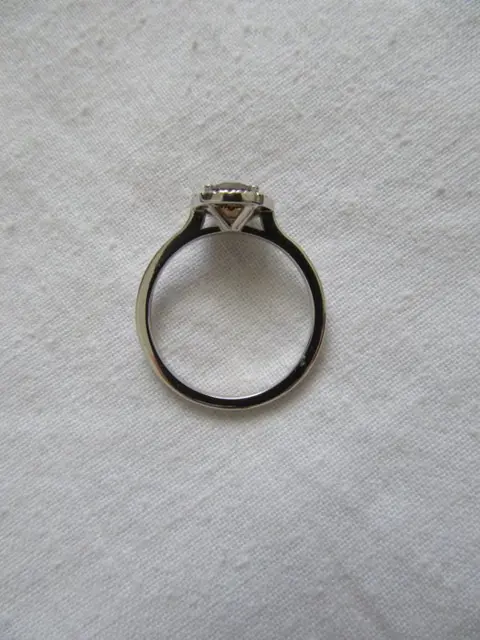 14 karaat Witgoud - Ring - 0.72 ct Diamant - Diamanten