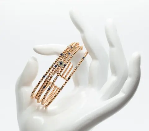 18 karaat Rosé goud, Witgoud - Armband - 0.37 ct Diamant