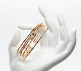 18 karaat Rosé goud, Witgoud - Armband - 0.37 ct Diamant