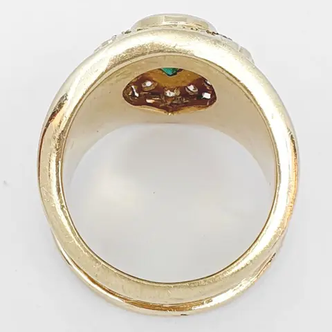 18 karaat Geel goud - Ring - 0.55 ct