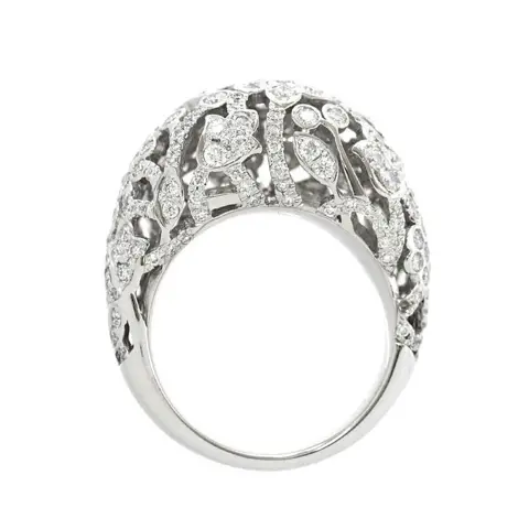 Ponte Vecchio - 18 karaat Witgoud - Ring - 1.35 ct Diamant