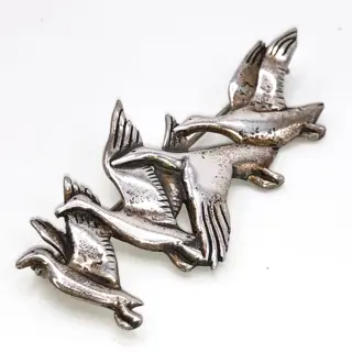 Hand & Hammer de Mateo - 925 Zilver - Broche, Dasspeld