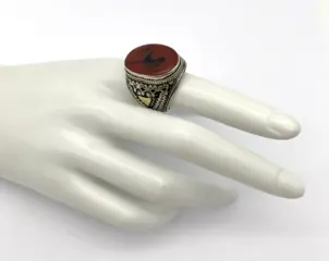 925 Zilver - Ring Carneool