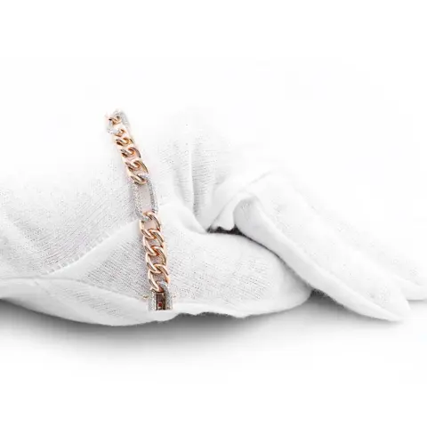 18 karaat Rosé goud - Armband - 1.21 ct Diamant