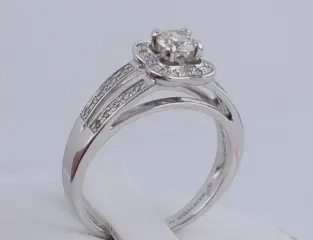 Mauboussin - 18 karaat Witgoud - Ring - 0.30 ct Diamant - Diamanten
