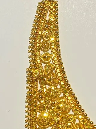 21kt Geel goud - Collier met hanger