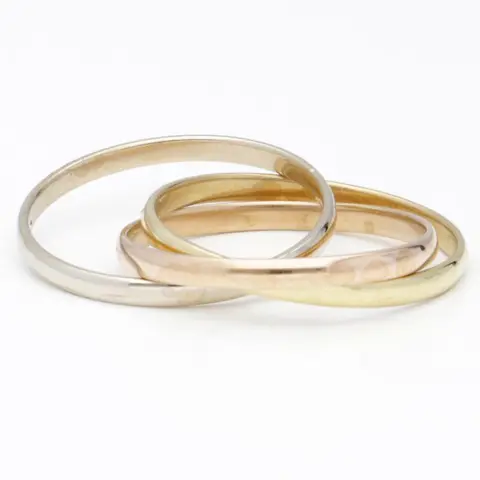 18 karaat Driekleurig, Goud - Ring