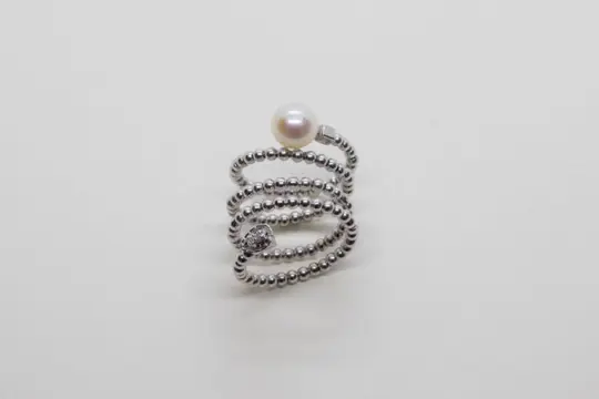 18 karaat Witgoud - Ring Diamant