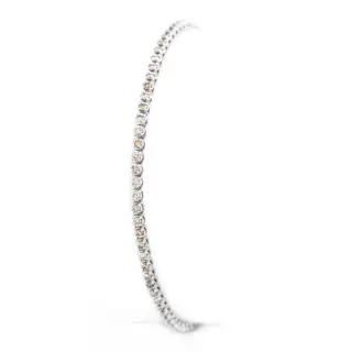 1.00 tcw Diamond Bracelet - 18 karaat Witgoud - Armband - 1.00 ct Diamant - Geen minimumprijs