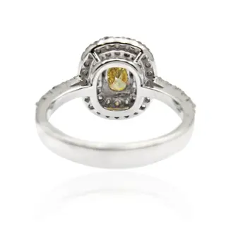 18 karaat Witgoud - Ring - 0.94 ct Diamant - Diamanten