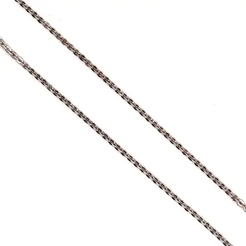 Salvini - 18 karaat Witgoud - Collier met hanger Diamant - Akoya parel 6.64mm