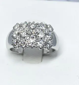Pala Diamond Italy - 18 karaat Witgoud - Ring - 2.41 ct Diamant - Diamanten