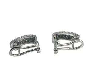 18 karaat Witgoud - Oorbellen - 3.48 ct Diamant