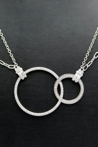 Piaget - 18 karaat Witgoud - Halsketting - Diamanten