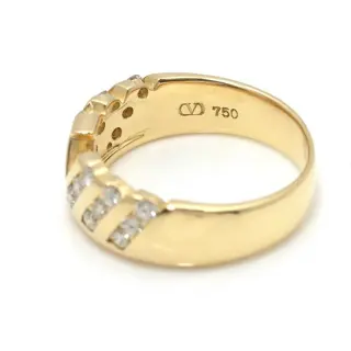 Valentino Geel goud - Ring Diamant