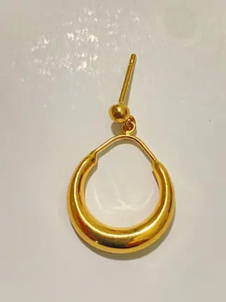 18 karaat Geel goud - Oorbellen