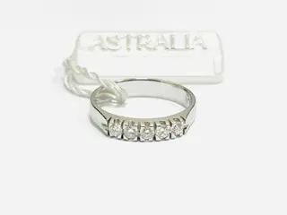 Astralia - 18 karaat Witgoud - Ring - 0.45 ct Diamant
