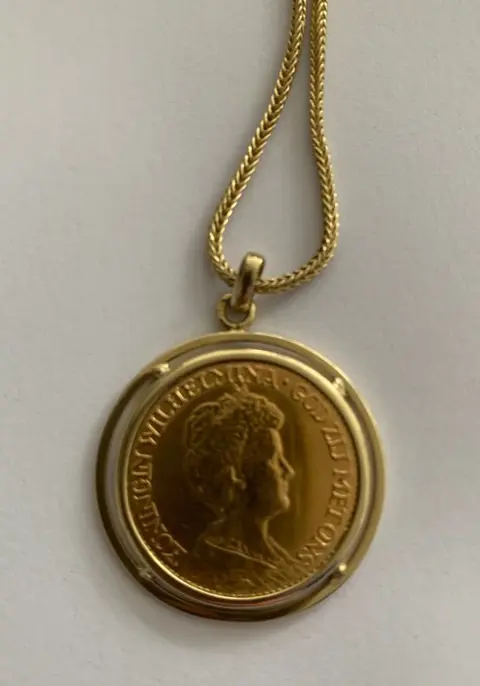 21,6 karaat Goud - Collier met hanger, Halsketting