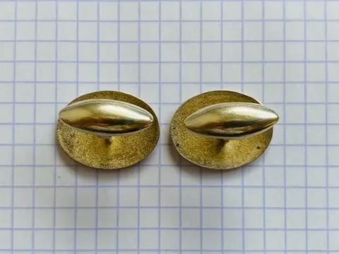 875 Northern Chern USSR Russia Zilver - Manchetknopen