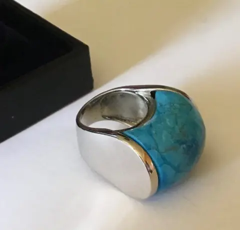 925 Zilver - Ring Turquoise