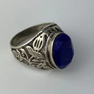 925 Zilver - Ring Lapis lazuli