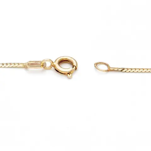 No reserve - 14 karaat Goud - Collier met hanger - 0.01 ct Diamant