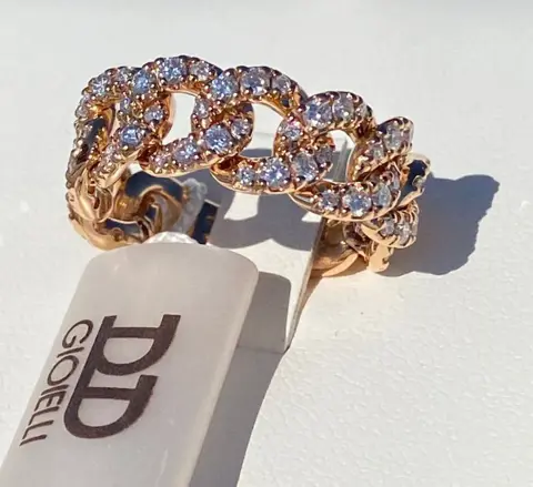 Davite e Delucchi - 18 karaat Geel goud - Ring - 1.18 ct Diamant