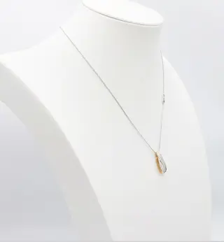 Chimento - 18 karaat Rosé goud, Witgoud - Collier met hanger - 0.24 ct Diamant