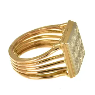 18 karaat Goud - Ring Diamanten