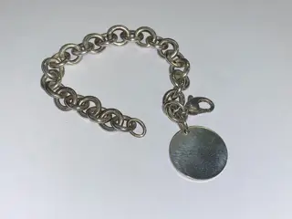 Tiffany & Co. - Bracciale a maglia tonda con ciondolo - Armband