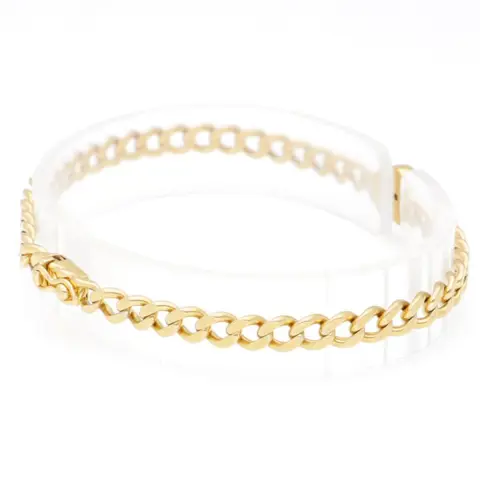 18 karaat Goud - Armband - 0.04 ct Diamant