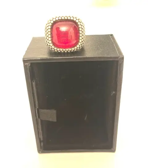 Zilver - Ring Robijn