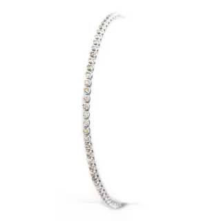 1.00 tcw Diamond Bracelet - 18 karaat Witgoud - Armband - 1.00 ct Diamant - Geen minimumprijs