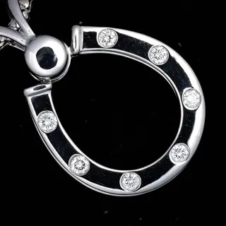 Waltham Witgoud - Halsketting Diamant