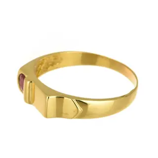 18 karaat Goud - Ring Robijn