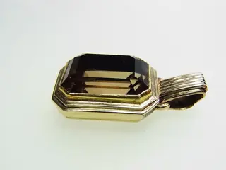 8 karaat Geel goud - Hanger - 10.00 ct Quartz