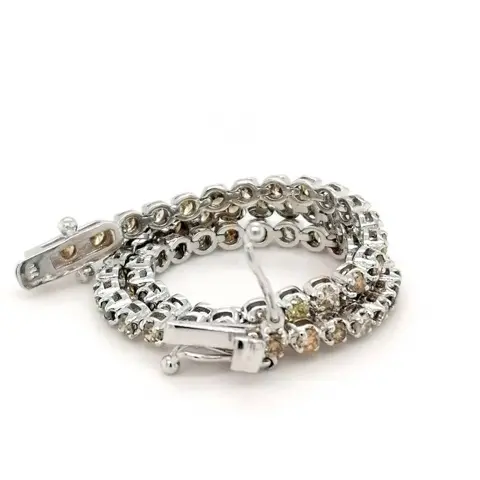 ***no reserve price* Witgoud - Tennis bracelet - 2.01 ct Diamant