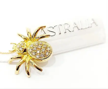 Astralia - 18 karaat Geel goud - Collier met hanger - 0.90 ct Diamant - Diamanten